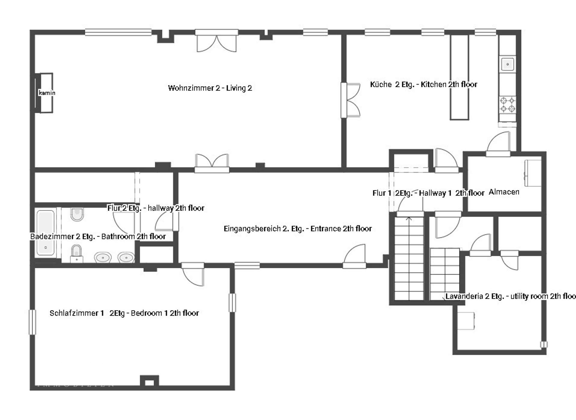 Grundriss 2. Etage